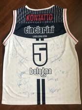 Canotta MATCH WORN CINCIARINI FORTITUDO BOLOGNA maglia jersey basket camiseta