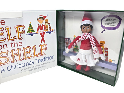 Elfo sullo scaffale bambina - scaffale:,