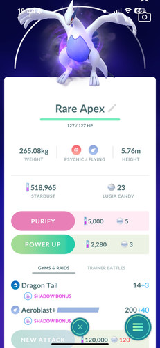 Pokèmon apex - go,