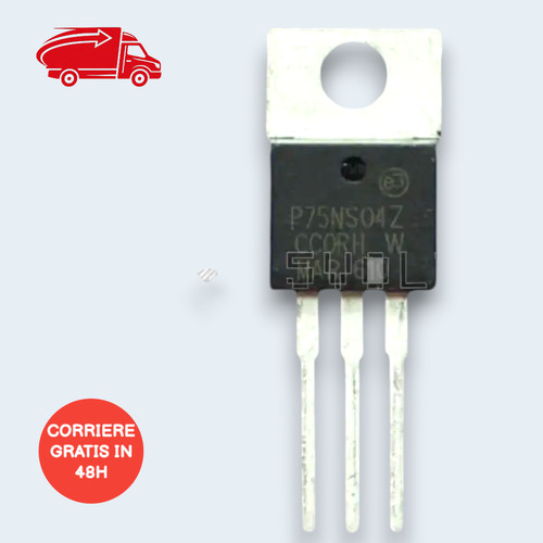 Mosfet p75ns04z potenza - mosfet,