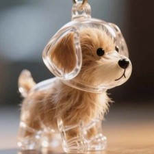Dog hair storage box - box, keychain
