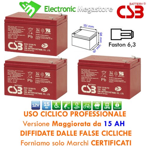 Batterie piombo ad - 3,