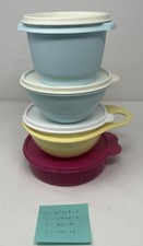 Lot Of 4 Tupperware Bowls (see