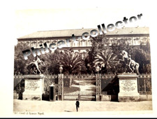 Giorgio Sommer - Via Cavalli di bronzo Napoli foto fine 800