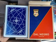 2 Mazzi Di Carte Da Gioco Grande Formato. Dal Negro. Poker, Ramino