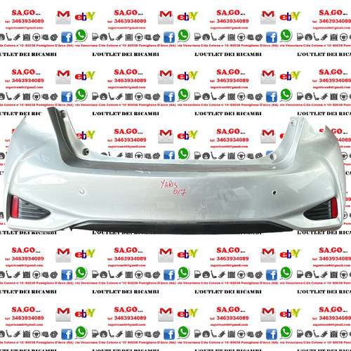 Paraurti posteriore toyota - posteriore,
