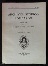 Archivio storico - aa.,