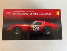 KYOSHO - Voiture du Mans 1962 N°22 – FERRARI 250 GTO - 1/18 - KYO08438B