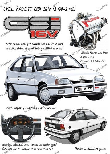 Opel kadett gsi 16v c20xe - gsi,