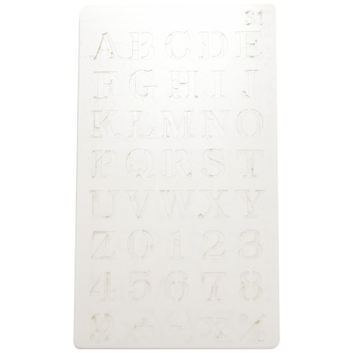 Pezzi stencil alfabeto - pezzi,