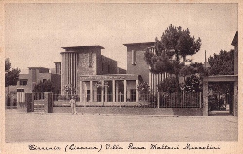 Cartolina tirrenia livorno - cartolina, di