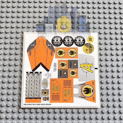 Lego agents solo - lego, foglio