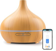 ✅MEROSS Diffusore di Aromi Umidificatore WIFI Aromaterapia Oli Essenziali 400ML