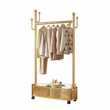 Carrello portabiti con cesto - carrello,