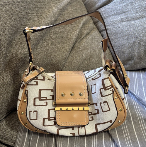 Guess beige brown logo - guess,