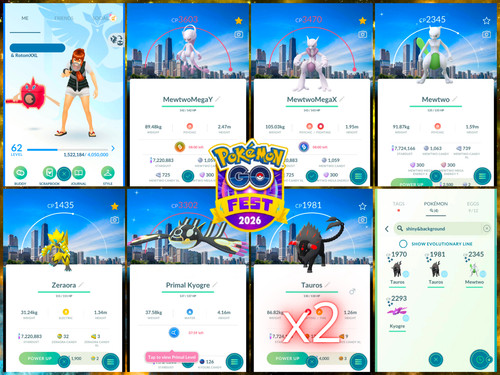Pokémon acc lv62 130x - pokémon,