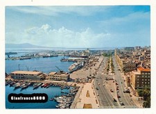 Sardegna Cartolina Paesaggistica Cagliari Via Roma Viaggiata Anno 1969