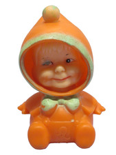 vecchia BAMBOLA A TRE FACCE