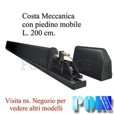 COSTA MECCANICA DI SICUREZZA PER AUTOMAZIONE CANCELLI BASCULANTI PORTE 200 cm