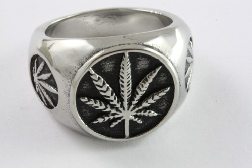 Biker cannabis anello - biker,