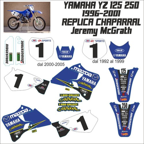 Adesivi kristal yamaha yz - adesivi, in