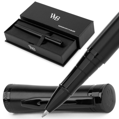 Wordsworth black rollerball - black,