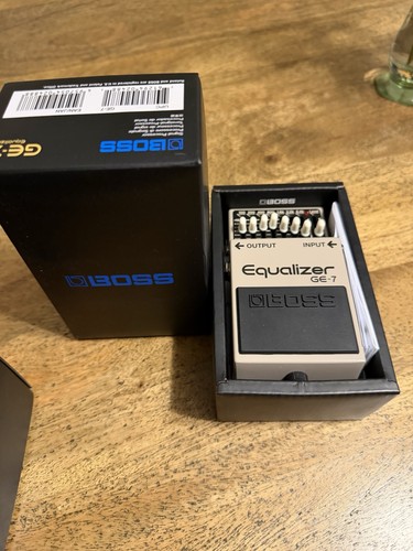Boss equalizer eq pedale - equalizer, ge-7
