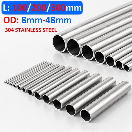 Tubo tondo acciaio inox - , od