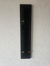 Calendario Perpetuo Anni 80 Vintage 40cm Nero Da Muro Tavolo Plastica Fluo