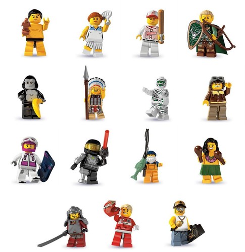 Mini lego figures 8803 serie - mini,