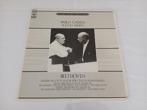 Beethoven cello sonata - lp,
