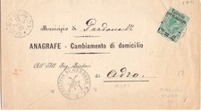 1891 Documento da Cardone per Adria con valevole x le stampe