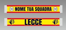 Sciarpa Calcio Basket Volley LECCE Personalizzabile Poliestere Tifosi Ultras