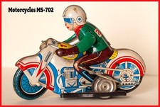 Giocattoli Latta d'Epoca Vintage Collezione Motorcycle Sidecar Prodotto China