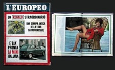 L'EUROPEO 21 agosto 1969 - Claudia Cardinale -  Sharon Tate -  missione Luna