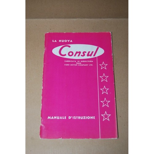 Ford consul manuale - consul,