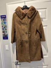 Cappotto vintage in camoscio