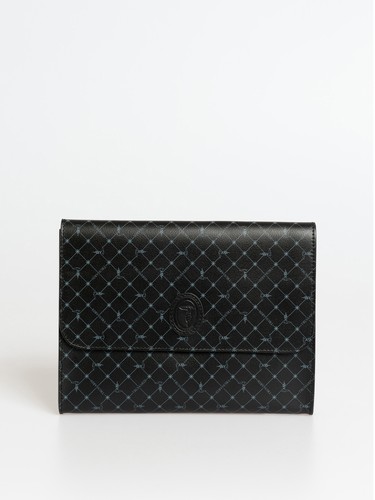 Pochette uomo trussardi nera - pochette,