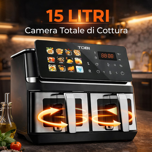 Friggitrice aria doppio - ad,