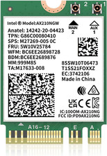 Scheda Wifi AX210 M.2 Con