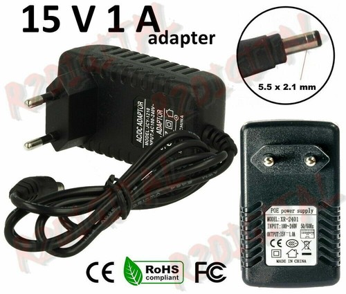 Alimentatore 15v 1a - alimentatore, ac