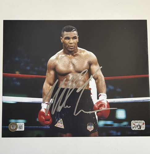 Foto firmata mike tyson 8x10 - firmata,