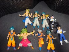 Lotto di 9 personaggi anime DRAGON BALL vendita set Broly Goku Vegeta ecc.
