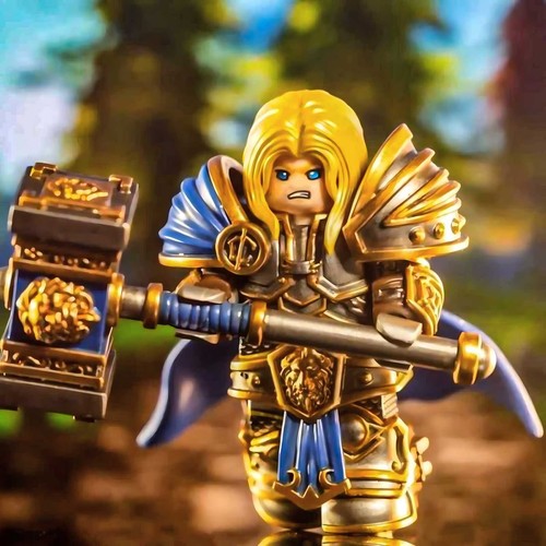 Warcraft minifigures arthas - warcraft, 3