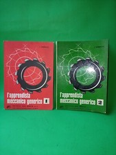  L'APPRENDISTA MECCANICO GENERICO LIBRI VOLUME 1 E 2. L.GANDOLFO 1969_1970 
