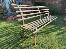 ANTICA PANCHINA Da GIARDINO In FERRO BATTUTO INIZI 900