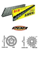 KIT TRASMISSIONE SUZUKI GSX-S 750 1984 1986 CATENA 530 CORONA PIGNONE PBR