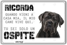 Cartello Cane Corso IL MIO