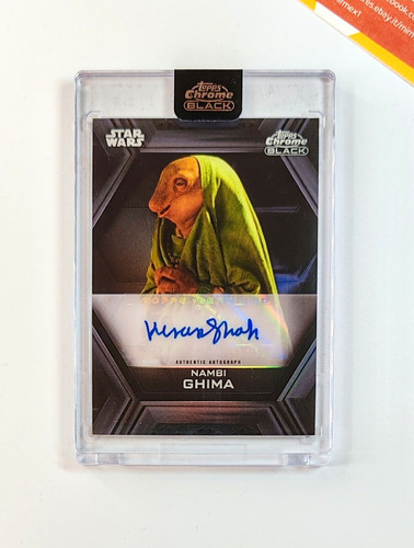 Topps star wars chrome black - wars,