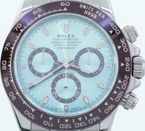Rolex daytona ice blue custom - rolex,